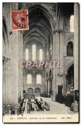 Lisieux Ansichtskarte AK Interieur de la cathedrale