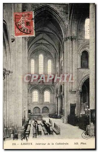 Lisieux Cartes postales Interieur de la cathedrale