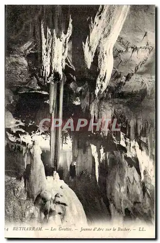 Grottes de Betharram Cartes postales Grottes Jeanne d&#39arc sur le bucher