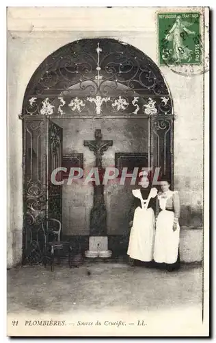 Plombieres Cartes postales Source du Crucifix