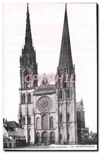 Chartres Cartes postales La cathedrale