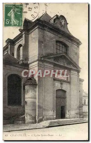 Chantilly Cartes postales L&#39eglise Notre Dame