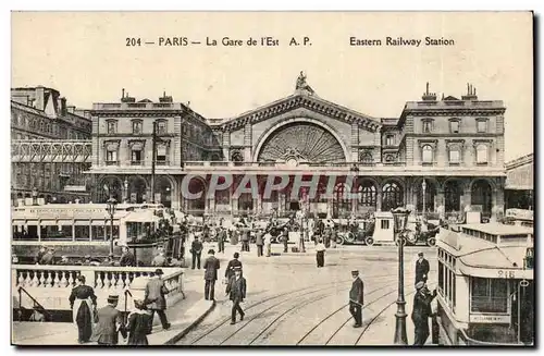 Paris Cartes postales Gare de l'Est