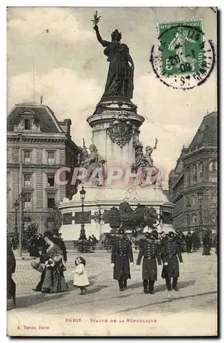 Paris Cartes postales Statue de la Republique