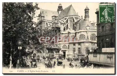 Paris Ansichtskarte AK Eglise Sainte Eustache