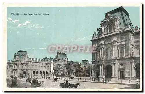 Paris Cartes postales Cour du Carrousel