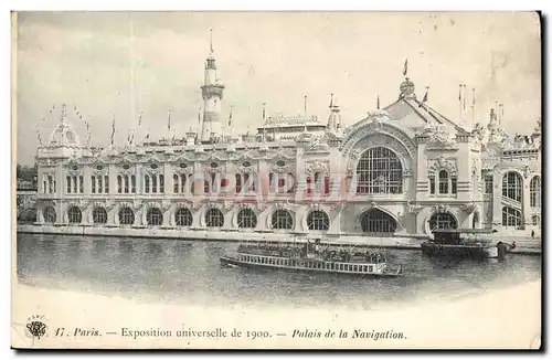 Paris Ansichtskarte AK Exposition universelle de 1900 palais de la Navigation