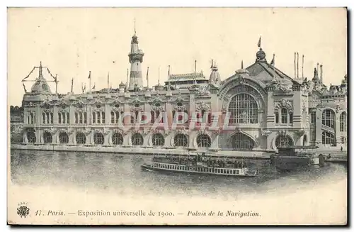 Paris Ansichtskarte AK Exposition universelle de 1900 palais de la Navigation (bateau boat ship)