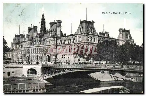 Paris Cartes postales Hotel de ville