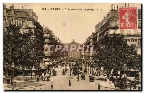 Paris Cartes postales Avenue de l&#39Opera