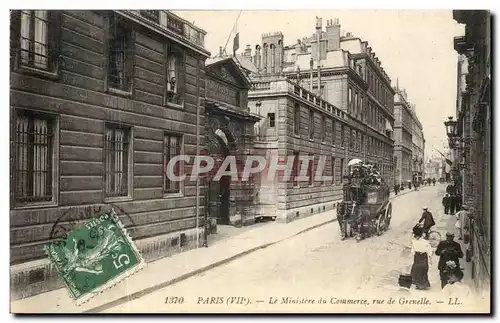 Paris Cartes postales Ministere du Commerce rue de Grenelle