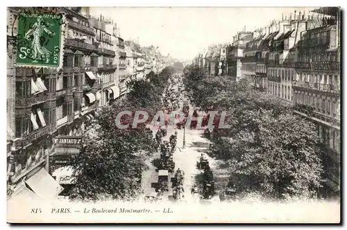 Paris Cartes postales Le boulevard Montmartre