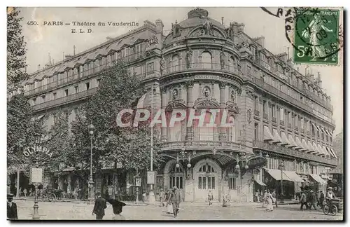 Paris Ansichtskarte AK Theatre du Vaudeville