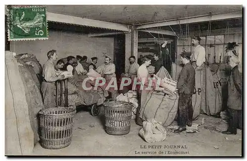 Paris Cartes postales Le Petit Journal Le service de l&#39economat TOP (journal presse media)