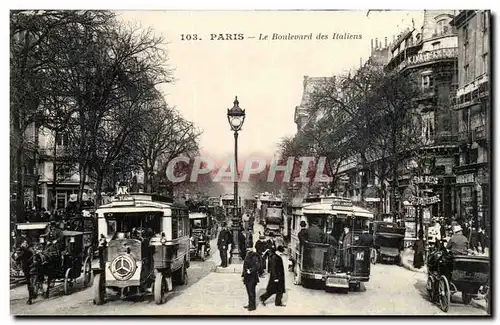 Paris Cartes postales Boulevard des Italiens