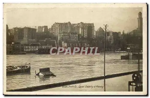 Paris Ansichtskarte AK Inondations 1910 Quai Debilly a Passy