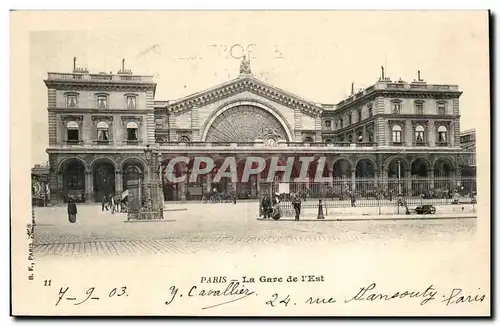 Paris Cartes postales Gare de l&#39est