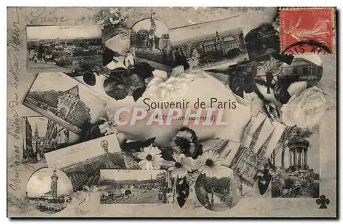 Paris Cartes postales Souvenir 19eme