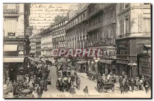 Paris Cartes postales Faubourg Montmartre