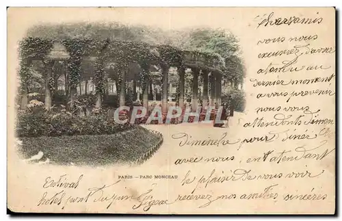 Paris Cartes postales Parc Monceau