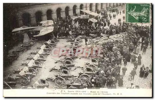 Paris Ansichtskarte AK Guerre 1914 1918 Musee de l&#39armee Ensemble des troupes exposes aux Invalides (avion)