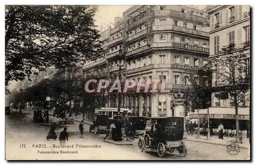 Paris Cartes postales Boulevard Poissonniere (cafe du gymnase)