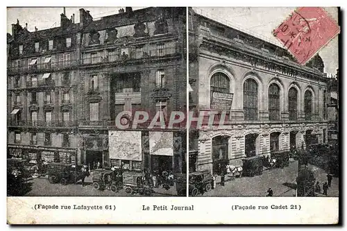 Paris Ansichtskarte AK Facade rue Lafayette Le Petit Journal (presse media) rue CAdet