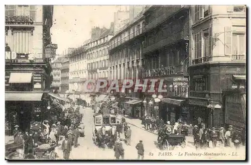 Paris Cartes postales Faubourg Montmartre