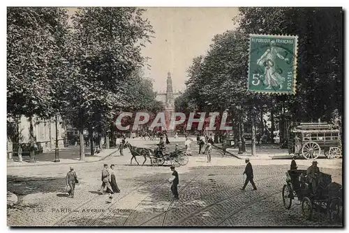 Paris Cartes postales Avenue Victoria