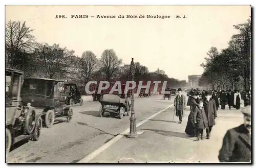 Paris Cartes postales Avenue du Bois de Boulogne