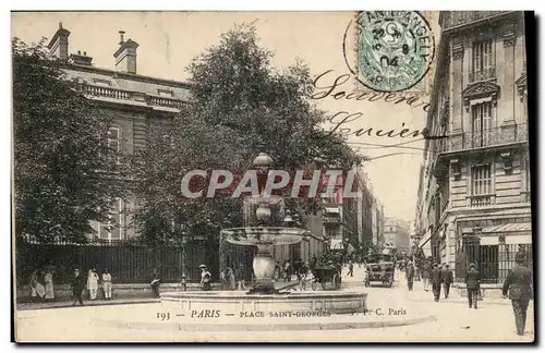 Paris Cartes postales Place Saint Georges