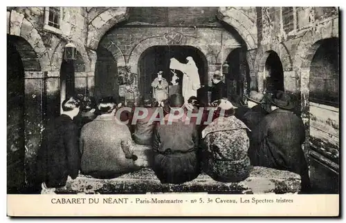 Paris Cartes postales Montmartre Cabaret du neant Caveau Les spectres tristes