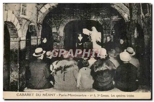 Paris Ansichtskarte AK Montmartre Cabaret du neant Caveau Les spectres tristes