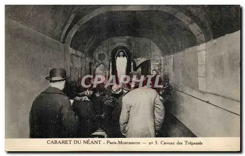 Paris Ansichtskarte AK Montmartre Cabaret du neant Caveau des Trepasses