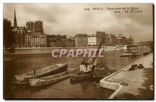 Paris Cartes postales Panorama de la Seine vers l&#39ile St Louis