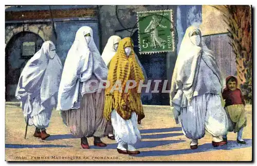 Algerie Cartes postales Femmes mauresques en promenade