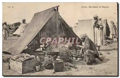 Algerie Cartes postales Scenes et types Arabes marchands de beignets TOP