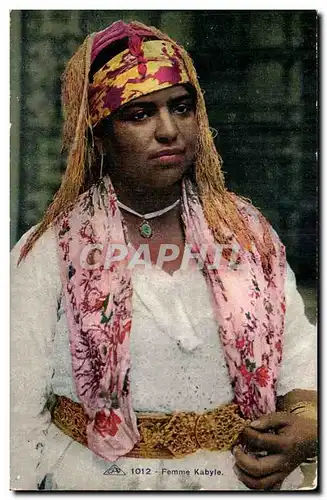 Algerie Cartes postales Scenes et types Femme kabyle