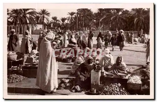 Algerie Cartes postales Scenes et types Marche arabe