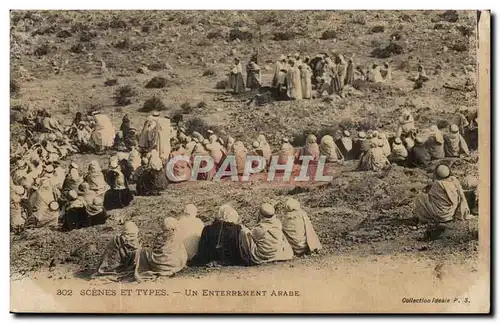 Algerie Cartes postales Scenes et types Un enterrement arabe