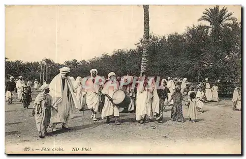 Algerie Cartes postales Scenes et types Fete arabe