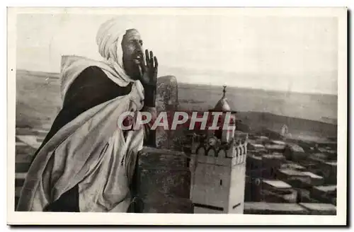 Algerie Cartes postales Scenes et types Le Muezzin