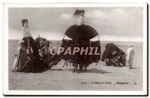 Algerie Cartes postales Scenes et types Palanquins