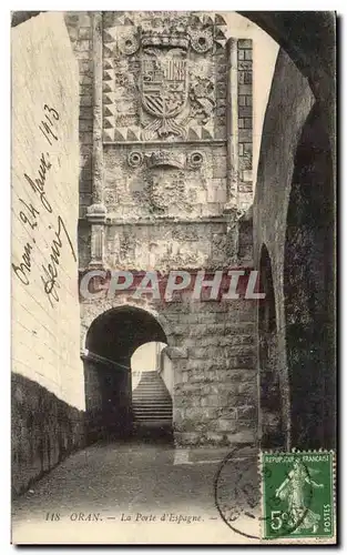 Algerie Oran Cartes postales La porte d&#39Espagne