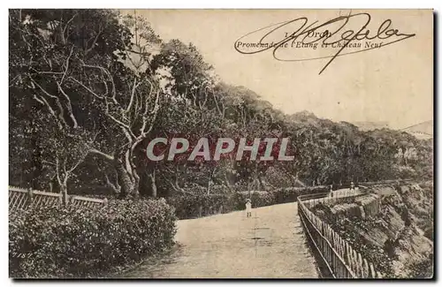 Algerie Oran Cartes postales Promenade de l'etang et chateau neuf