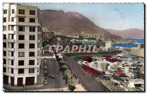 Algerie Oran Cartes postales Le boulevard Front de mer et l'arriere port