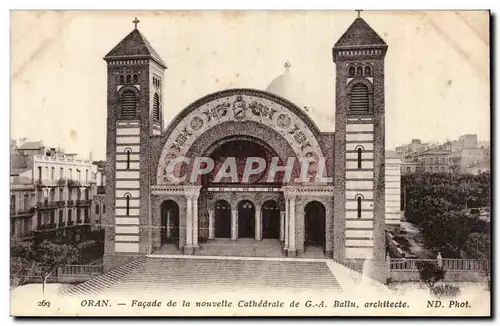 Algerie Oran Ansichtskarte AK FAcade de la nouvelle cathedrale de GA Ballu architecte