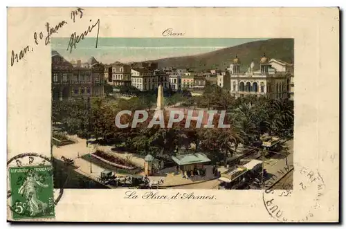 Algerie Oran Cartes postales La place d&#39armes