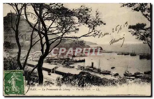 Algerie Oran Ansichtskarte AK La promenade de Letang Vue du port