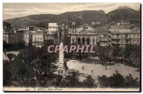 Algerie Oran Cartes postales Place d'armes
